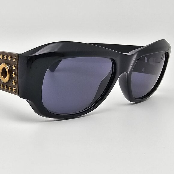 Versace Mod. 395 Col. 852 Black Frame Grey Lens Sunglasses Italy 54-17-137 main image 12